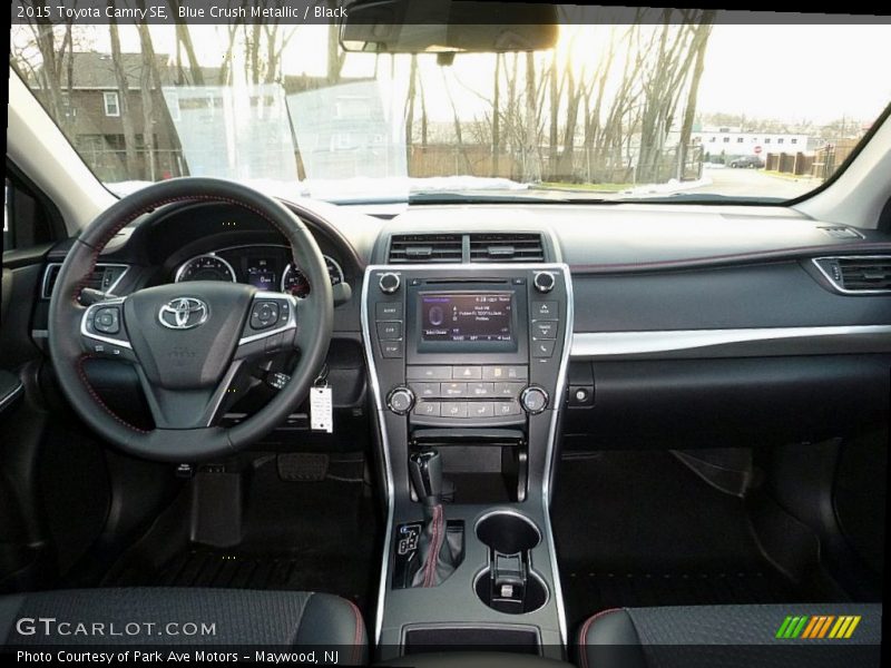 Blue Crush Metallic / Black 2015 Toyota Camry SE