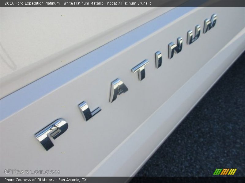 White Platinum Metallic Tricoat / Platinum Brunello 2016 Ford Expedition Platinum