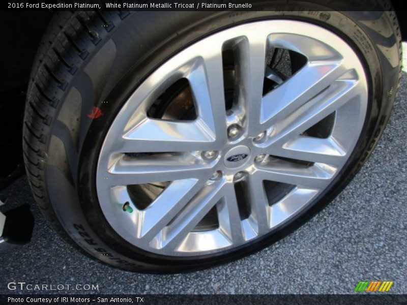 White Platinum Metallic Tricoat / Platinum Brunello 2016 Ford Expedition Platinum