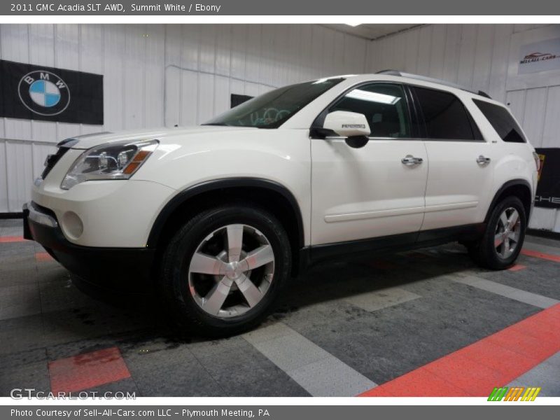 Summit White / Ebony 2011 GMC Acadia SLT AWD