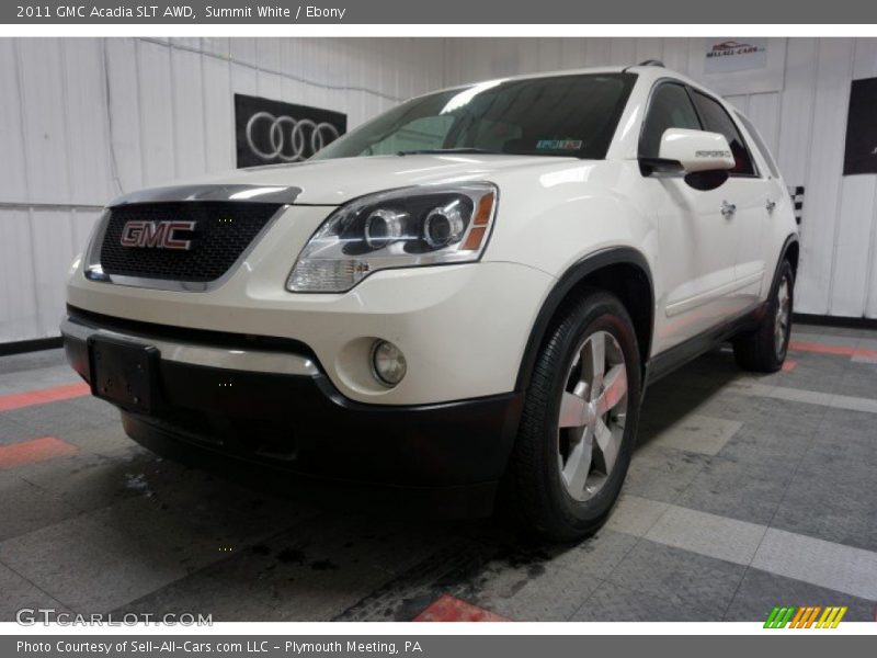Summit White / Ebony 2011 GMC Acadia SLT AWD