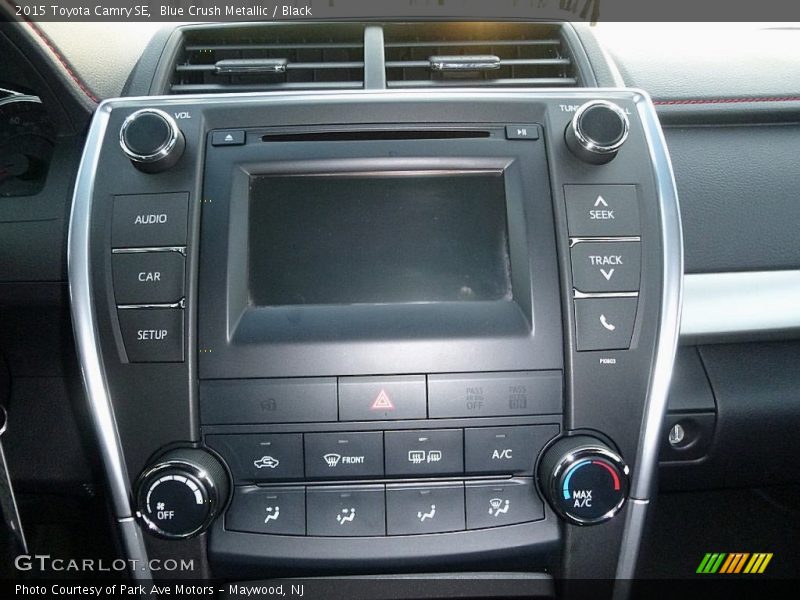 Blue Crush Metallic / Black 2015 Toyota Camry SE
