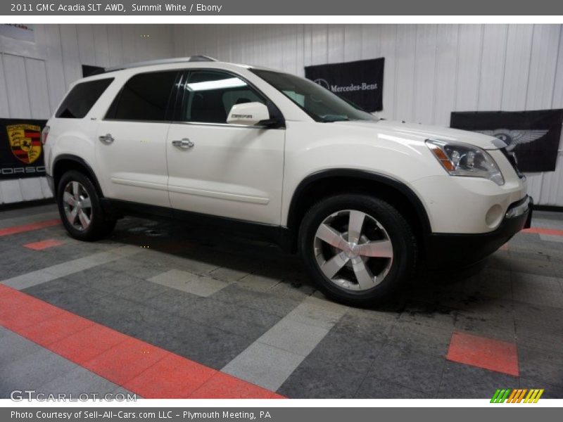 Summit White / Ebony 2011 GMC Acadia SLT AWD