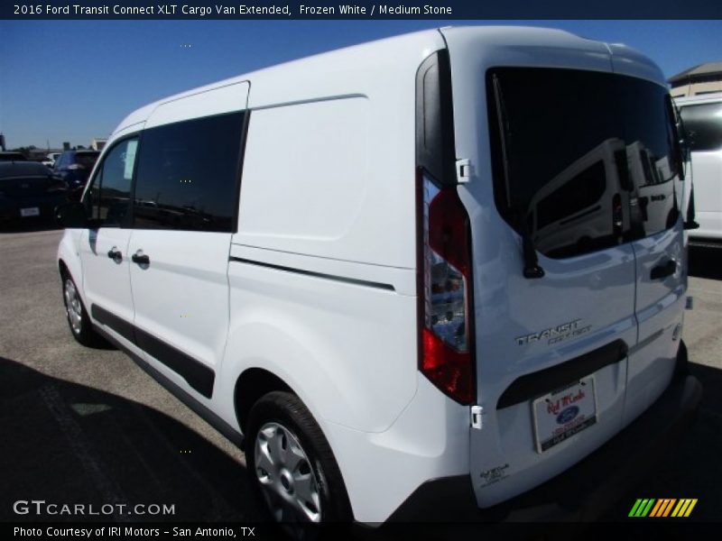 Frozen White / Medium Stone 2016 Ford Transit Connect XLT Cargo Van Extended