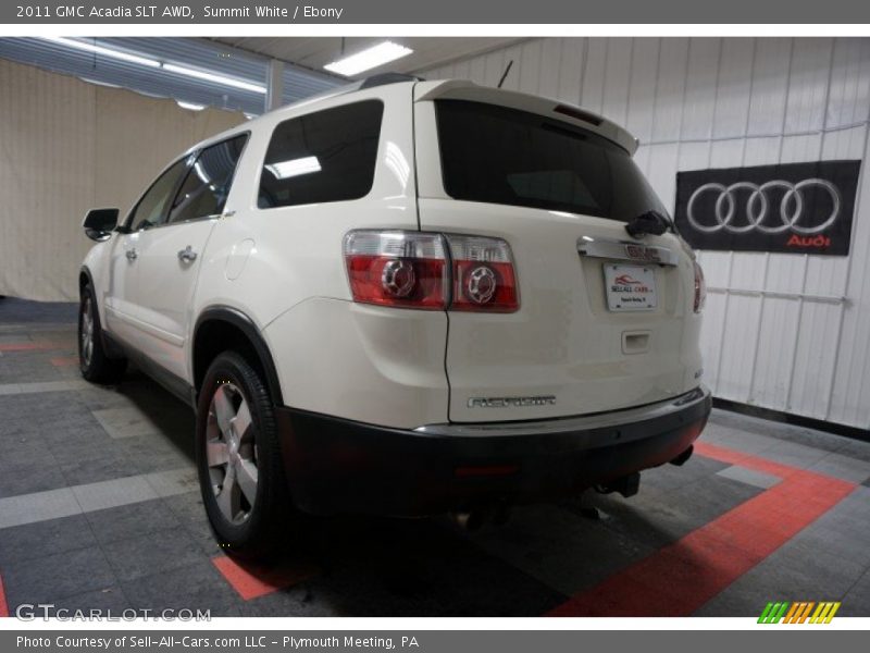 Summit White / Ebony 2011 GMC Acadia SLT AWD