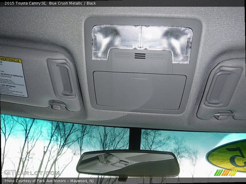 Blue Crush Metallic / Black 2015 Toyota Camry SE