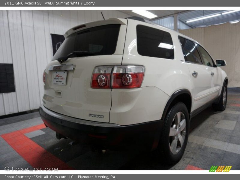 Summit White / Ebony 2011 GMC Acadia SLT AWD