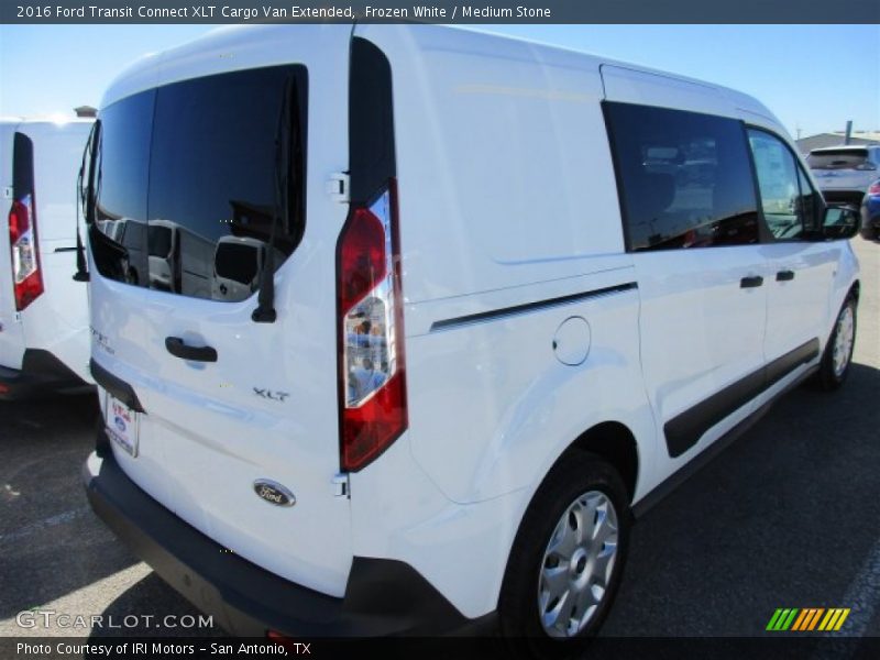 Frozen White / Medium Stone 2016 Ford Transit Connect XLT Cargo Van Extended