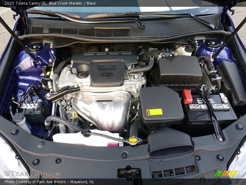 Blue Crush Metallic / Black 2015 Toyota Camry SE