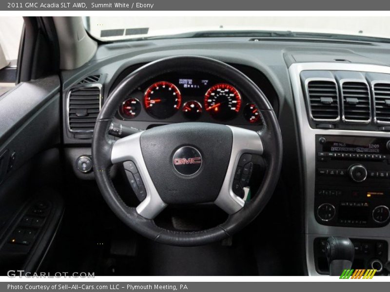 Summit White / Ebony 2011 GMC Acadia SLT AWD