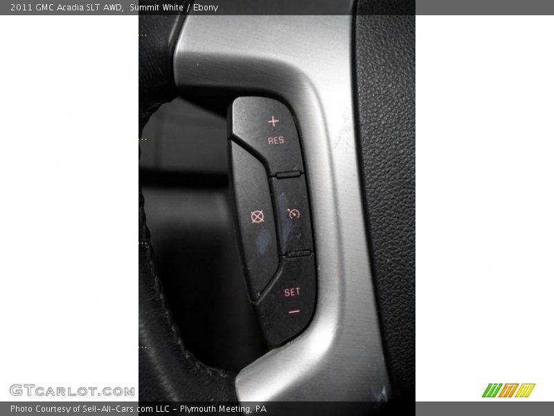 Summit White / Ebony 2011 GMC Acadia SLT AWD