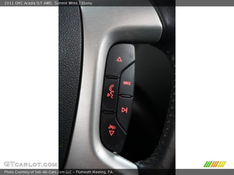 Summit White / Ebony 2011 GMC Acadia SLT AWD