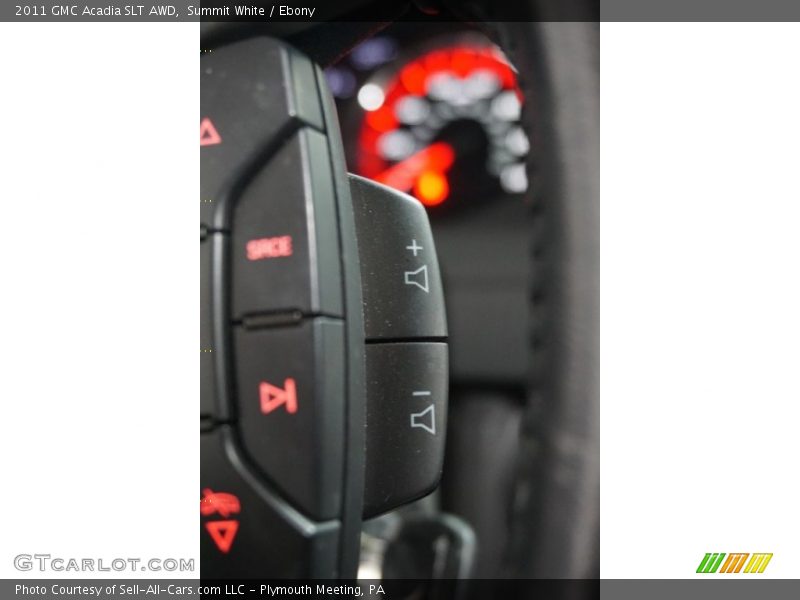 Summit White / Ebony 2011 GMC Acadia SLT AWD