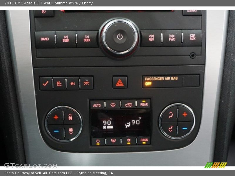 Summit White / Ebony 2011 GMC Acadia SLT AWD