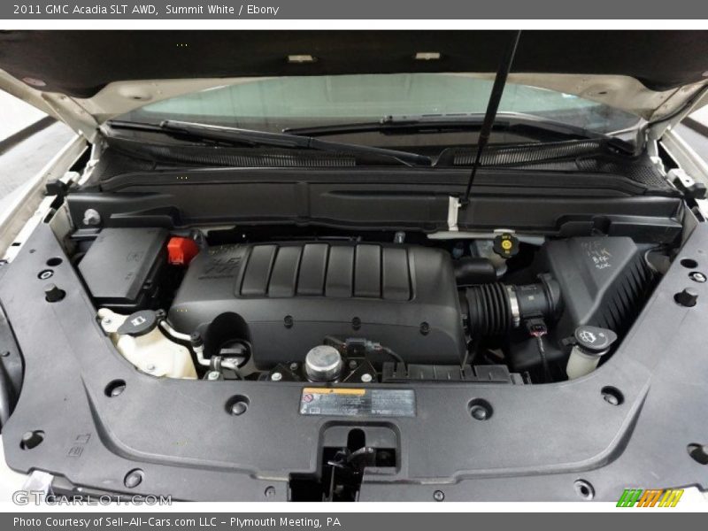 Summit White / Ebony 2011 GMC Acadia SLT AWD