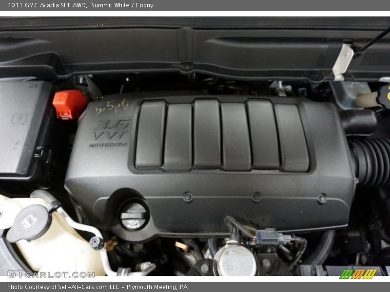 Summit White / Ebony 2011 GMC Acadia SLT AWD