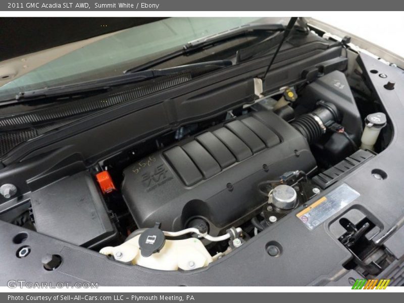 Summit White / Ebony 2011 GMC Acadia SLT AWD