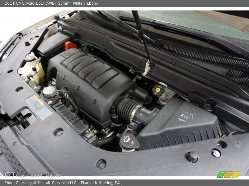 Summit White / Ebony 2011 GMC Acadia SLT AWD