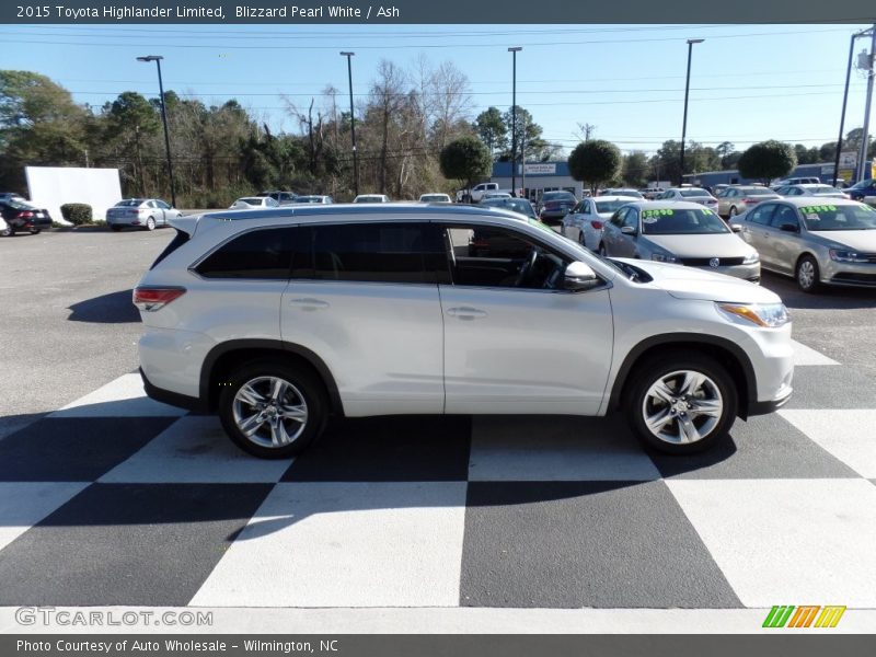 Blizzard Pearl White / Ash 2015 Toyota Highlander Limited