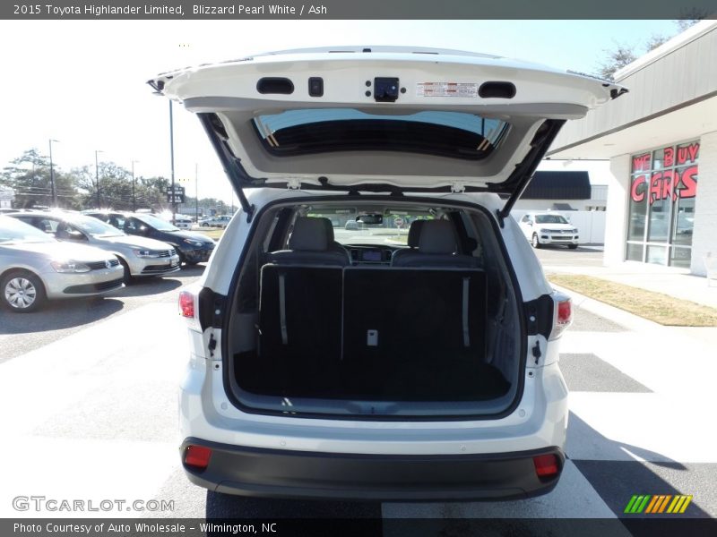 Blizzard Pearl White / Ash 2015 Toyota Highlander Limited