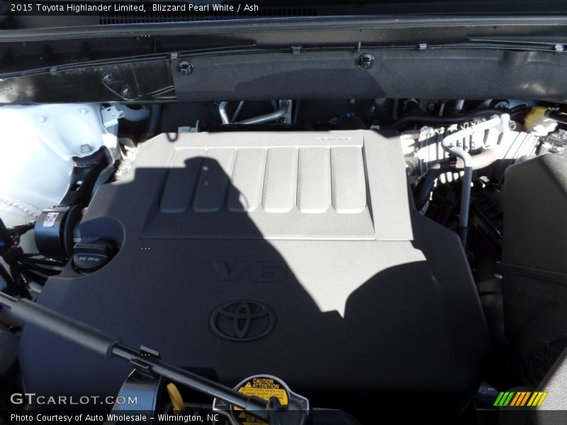 Blizzard Pearl White / Ash 2015 Toyota Highlander Limited