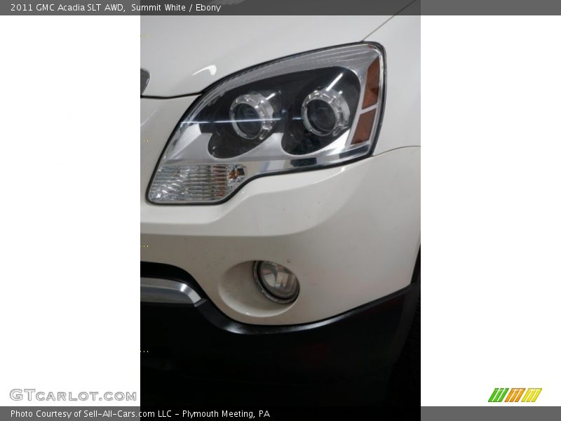 Summit White / Ebony 2011 GMC Acadia SLT AWD