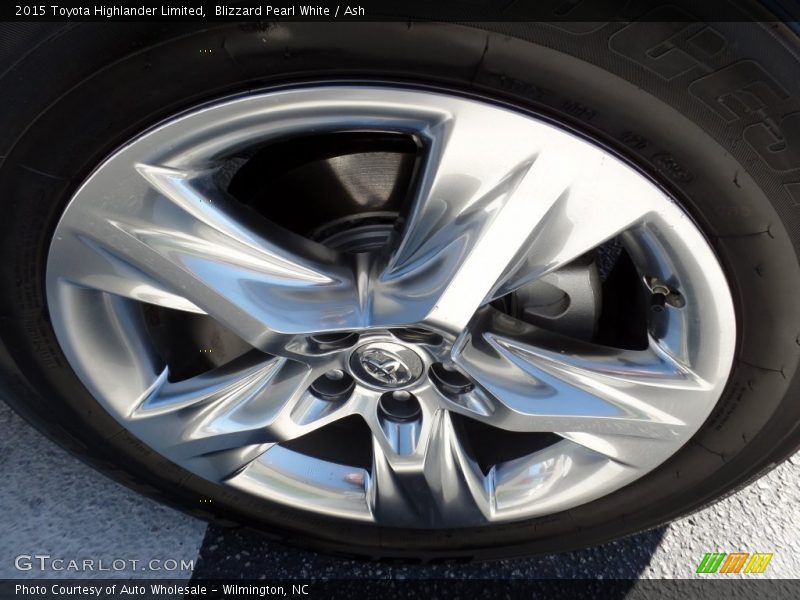 Blizzard Pearl White / Ash 2015 Toyota Highlander Limited