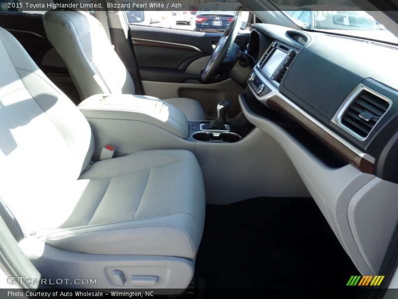 Blizzard Pearl White / Ash 2015 Toyota Highlander Limited