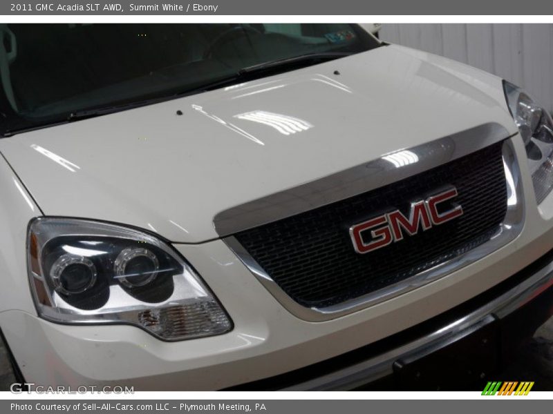 Summit White / Ebony 2011 GMC Acadia SLT AWD