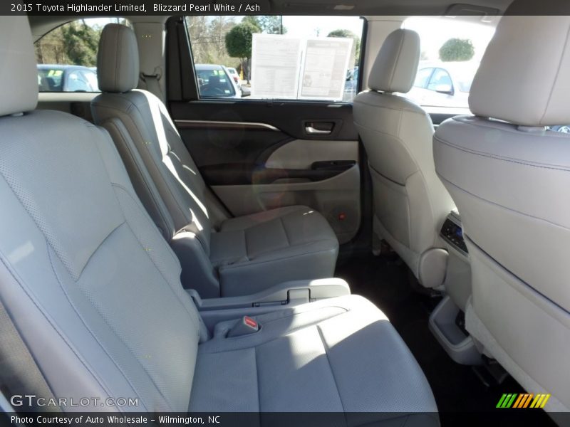 Blizzard Pearl White / Ash 2015 Toyota Highlander Limited