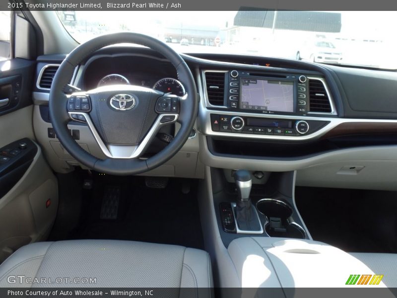 Blizzard Pearl White / Ash 2015 Toyota Highlander Limited