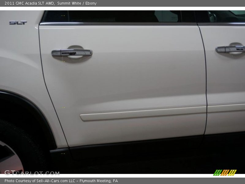 Summit White / Ebony 2011 GMC Acadia SLT AWD