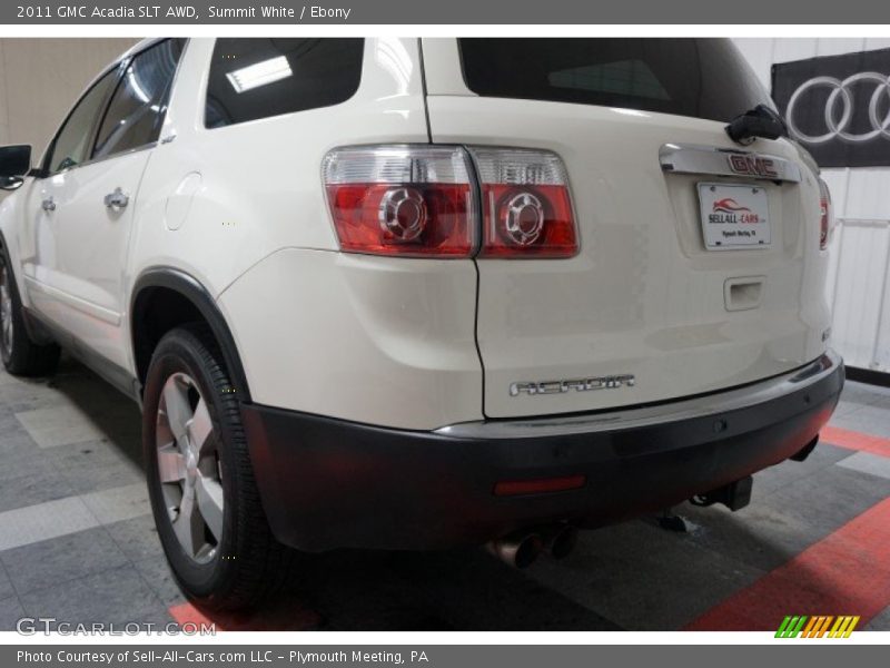 Summit White / Ebony 2011 GMC Acadia SLT AWD