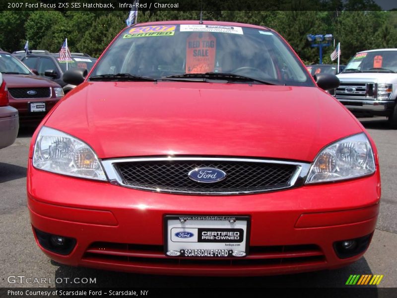 Infra-Red / Charcoal 2007 Ford Focus ZX5 SES Hatchback