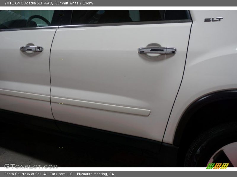 Summit White / Ebony 2011 GMC Acadia SLT AWD