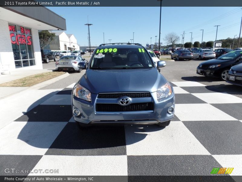 Pacific Blue Metallic / Ash 2011 Toyota RAV4 Limited