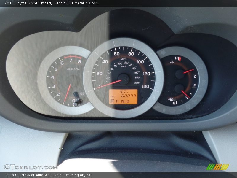 Pacific Blue Metallic / Ash 2011 Toyota RAV4 Limited