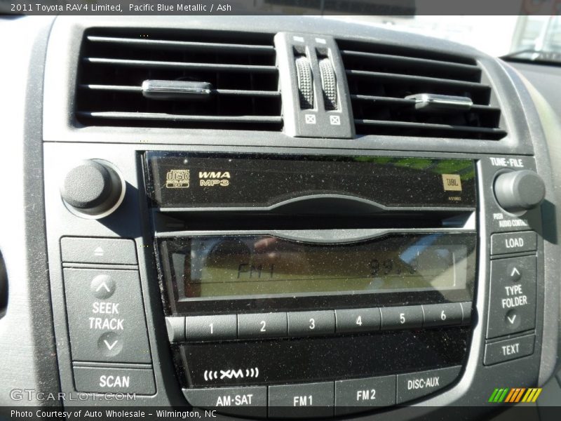 Pacific Blue Metallic / Ash 2011 Toyota RAV4 Limited