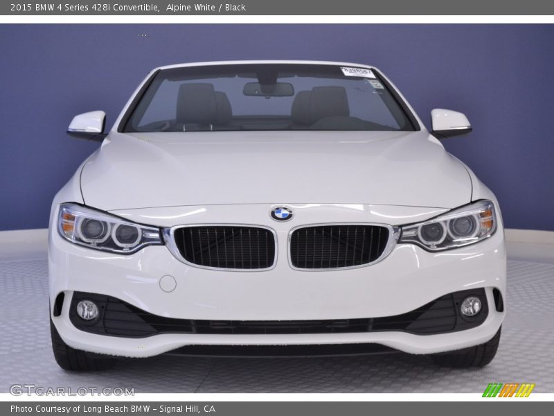 Alpine White / Black 2015 BMW 4 Series 428i Convertible