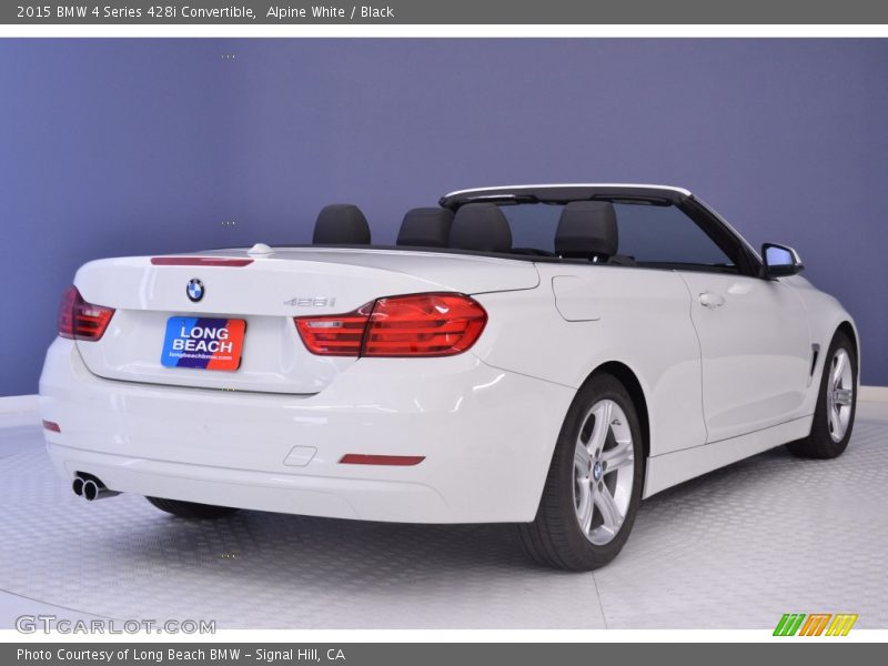 Alpine White / Black 2015 BMW 4 Series 428i Convertible