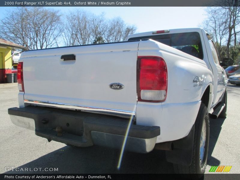 Oxford White / Medium Graphite 2000 Ford Ranger XLT SuperCab 4x4