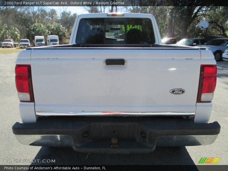 Oxford White / Medium Graphite 2000 Ford Ranger XLT SuperCab 4x4