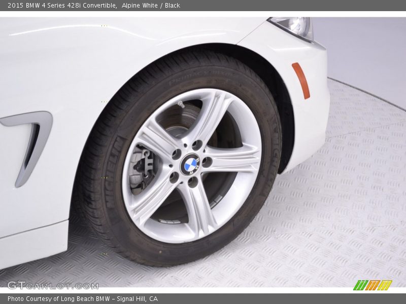 Alpine White / Black 2015 BMW 4 Series 428i Convertible