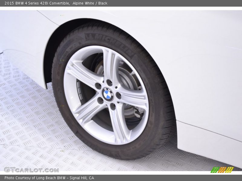 Alpine White / Black 2015 BMW 4 Series 428i Convertible