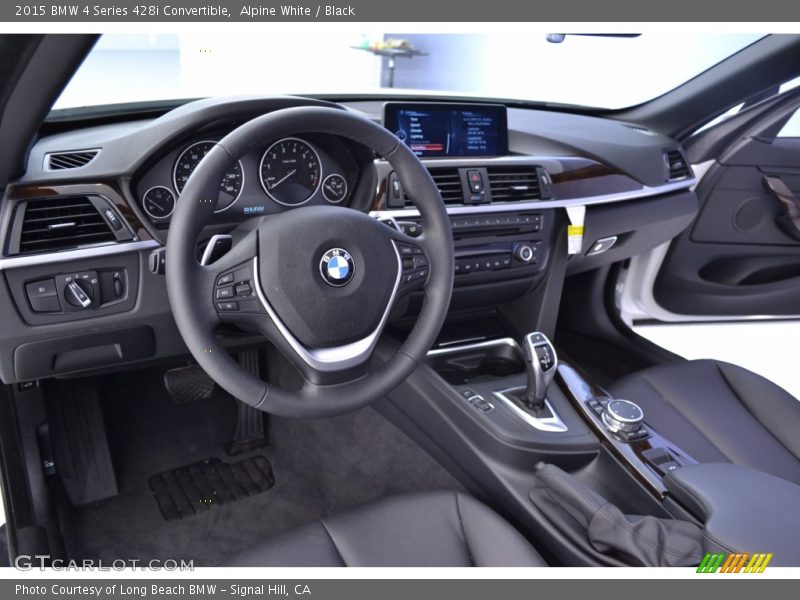Alpine White / Black 2015 BMW 4 Series 428i Convertible