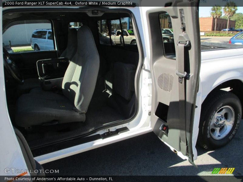 Oxford White / Medium Graphite 2000 Ford Ranger XLT SuperCab 4x4