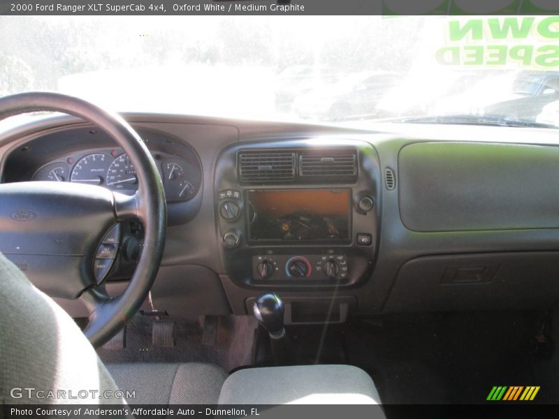 Oxford White / Medium Graphite 2000 Ford Ranger XLT SuperCab 4x4