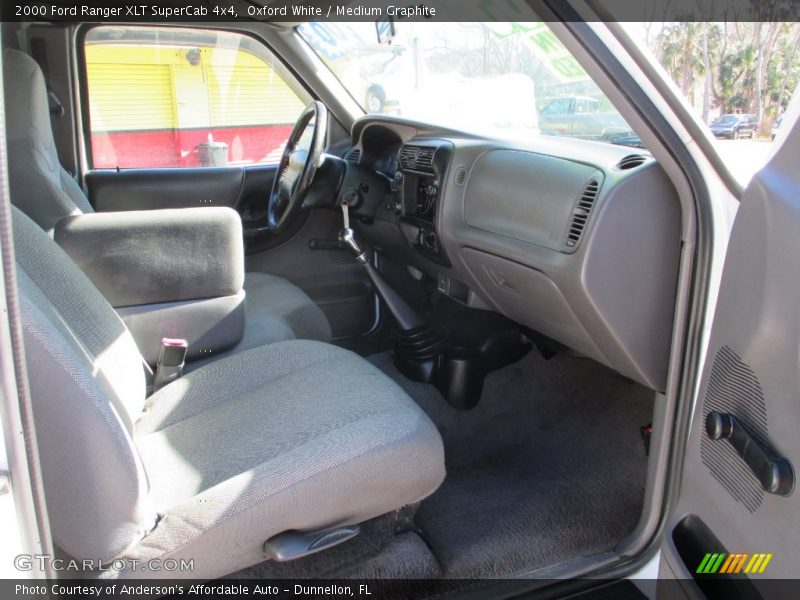 Oxford White / Medium Graphite 2000 Ford Ranger XLT SuperCab 4x4