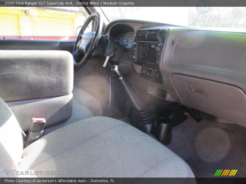 Oxford White / Medium Graphite 2000 Ford Ranger XLT SuperCab 4x4