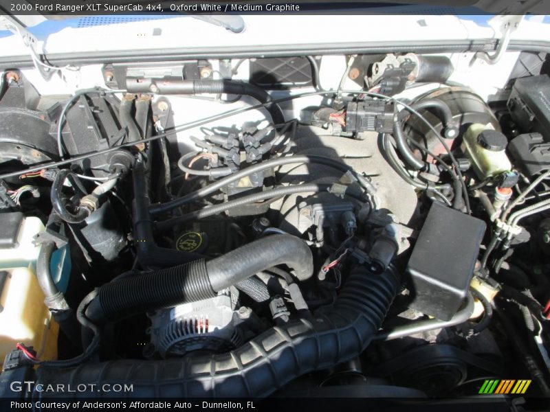 Oxford White / Medium Graphite 2000 Ford Ranger XLT SuperCab 4x4